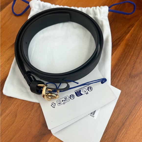 Burberry Rocking Horse Leather Belt, Black - Picture 3 of 13